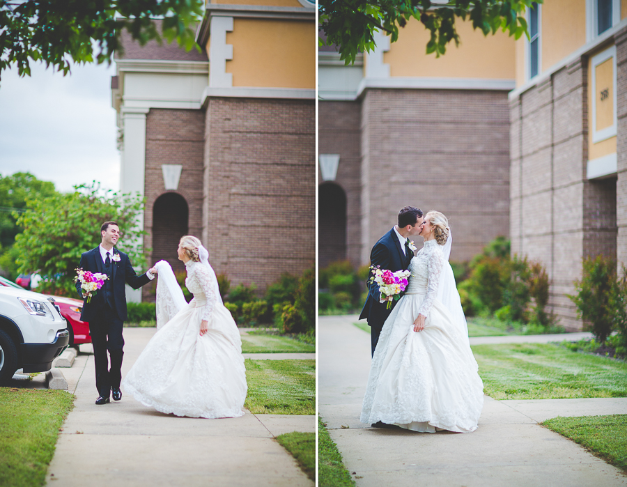 Brad Reed and Anneliese Bacon Wedding - May Wedding in Northwest Arkansas, Central United Methodist Church in Springdale Arkansas