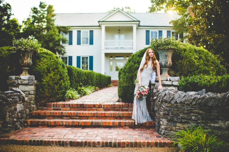 Colorful Wedding Photography, Simple Bridal Portrait