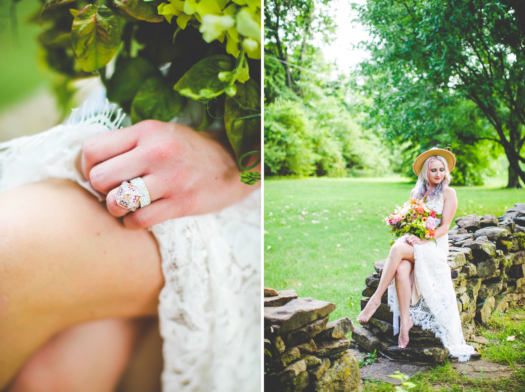 Bohemian Wedding Photography in Fayetteville Arkansas