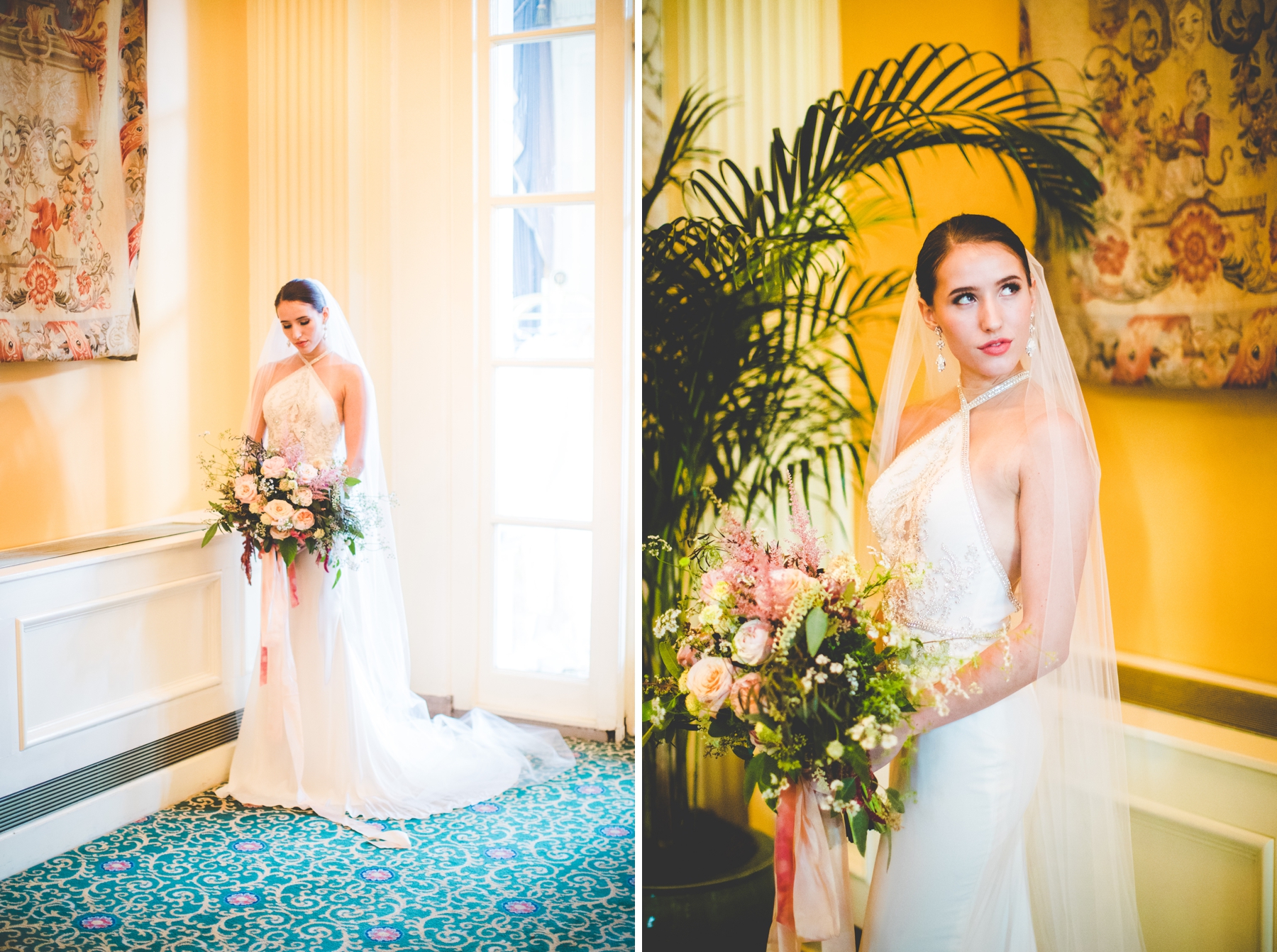 The Hermitage Hotel in Nashville TN, Styled Wedding Shoot by Fayetteville Arkansas Photographer Lissa Chandler