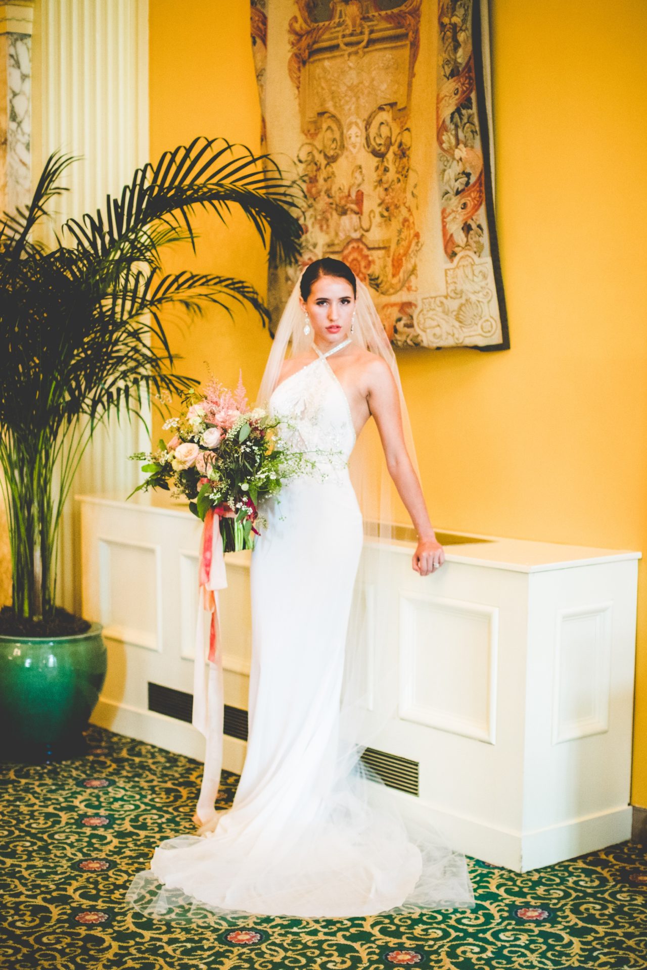 The Hermitage Hotel in Nashville TN, Styled Wedding Shoot by Fayetteville Arkansas Photographer Lissa Chandler