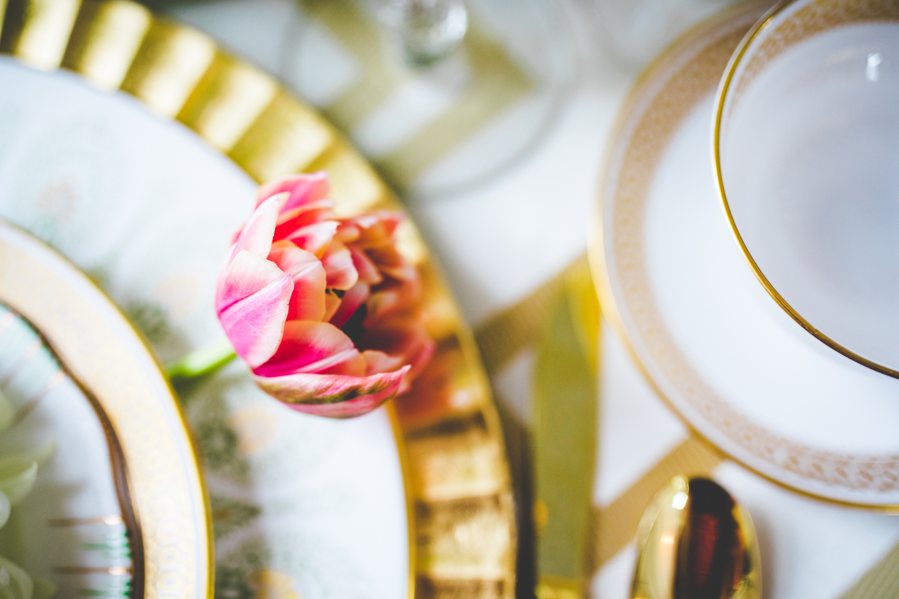 Gold and White Vintage Wedding Tablescape, Nashville TN Wedding at Hermitage Hotel