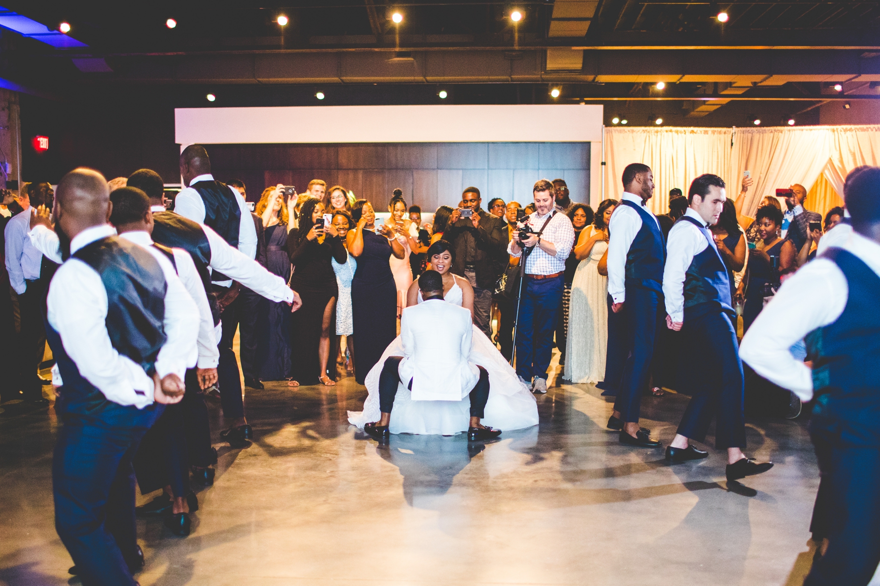 Groomsmen Dance at Wedding Reception, Fun Wedding Reception Ideas, Lissa Chandler Photography