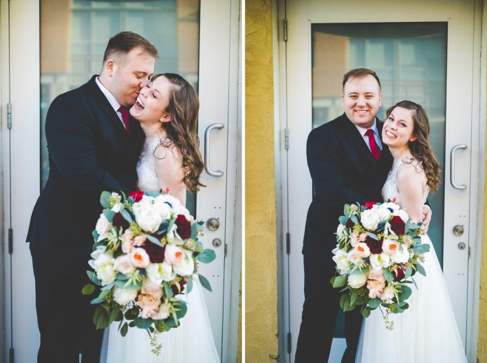 urban wedding portraits in bentonville ar