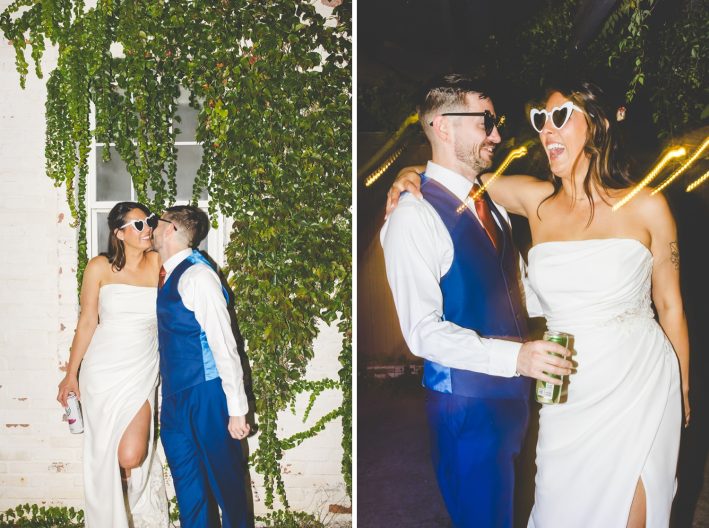 Colorful Wedding Photographs Taken at Night, Arkansas Wedding Photographer