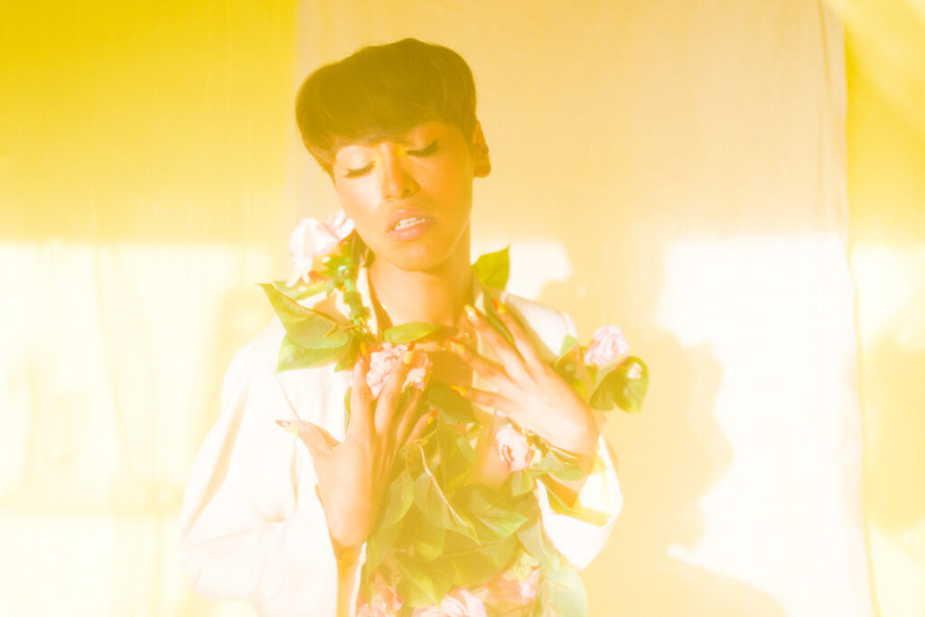 vintage inspired yellow editorial