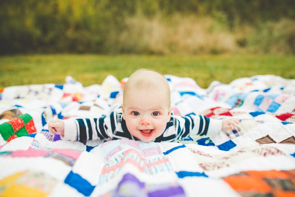 adorable and happy baby photographs by lifestyle family photographer Lissa Chandler