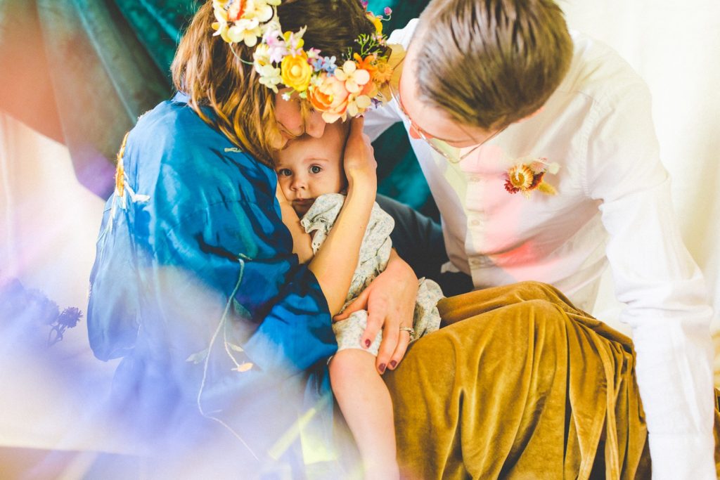 colorful studio family photographs in Fayetteville, Arkansas