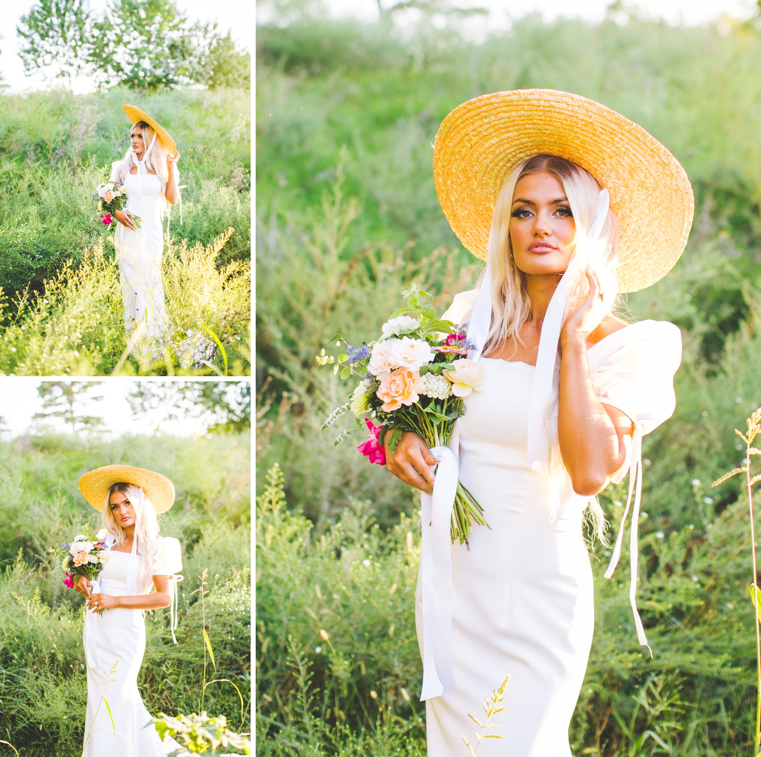 cottagecore bridal session in Northwest Arkansas by wedding photographer Lissa Chandler