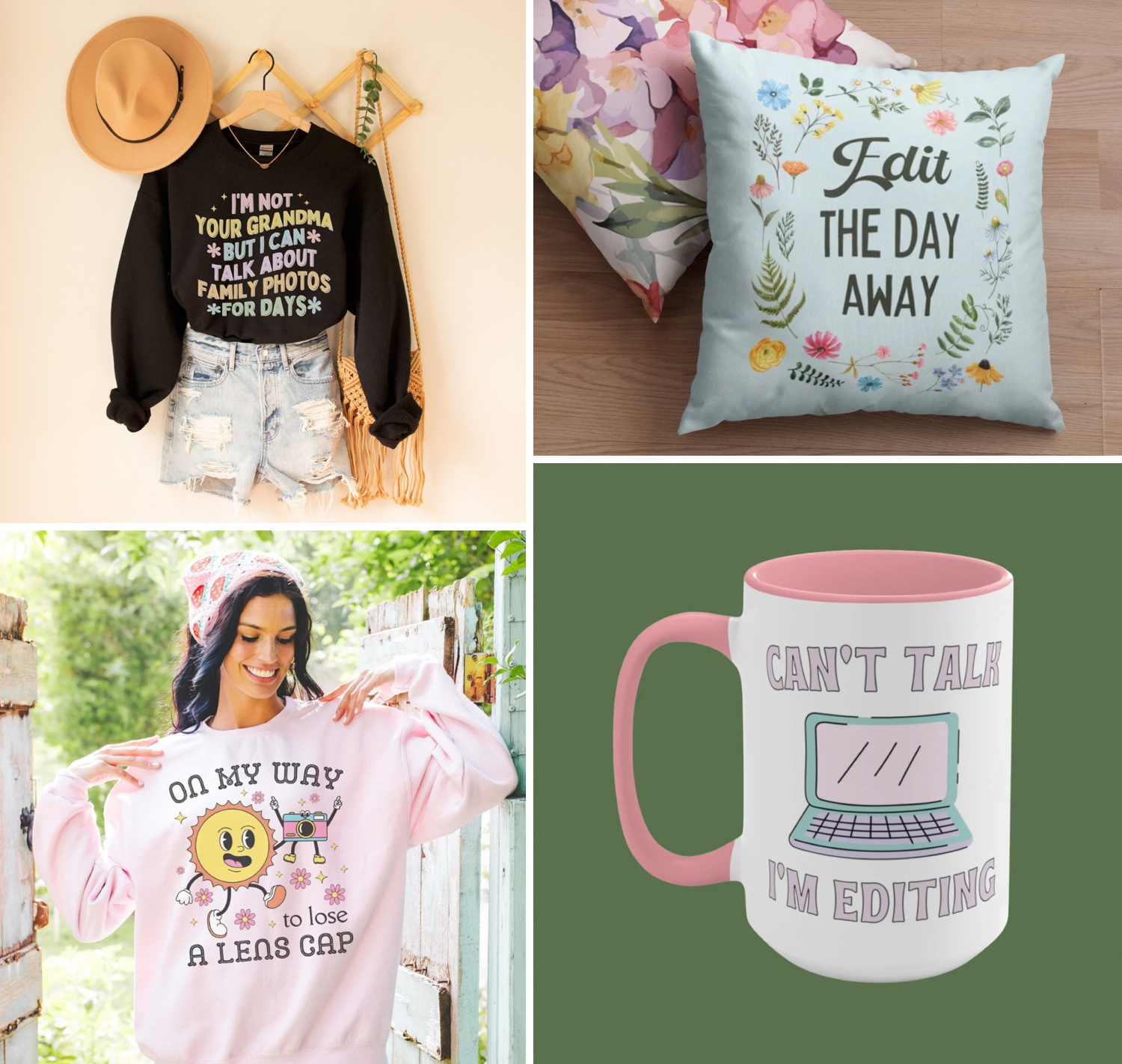 Cute Photographer Tee Shirts and Mugs for Wedding Photographer