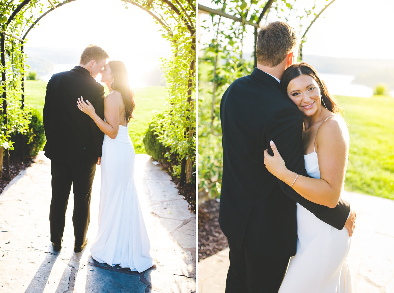 Bride and Groom Sunset Portraits at Big Cedar Lodge