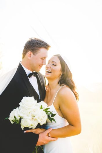 Bride and Groom Sunset Portraits at Big Cedar Lodge