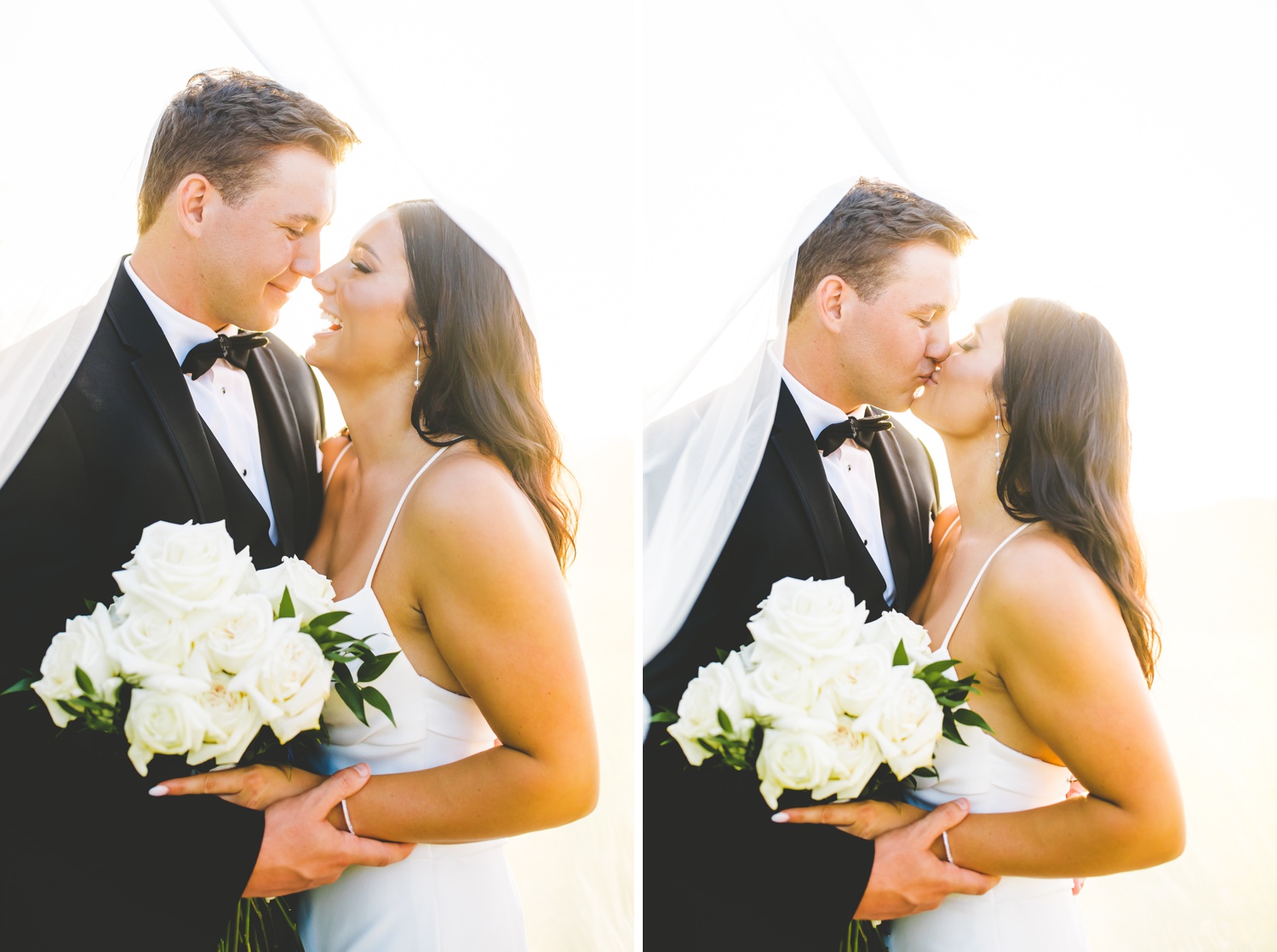 Bride and Groom Sunset Portraits at Big Cedar Lodge