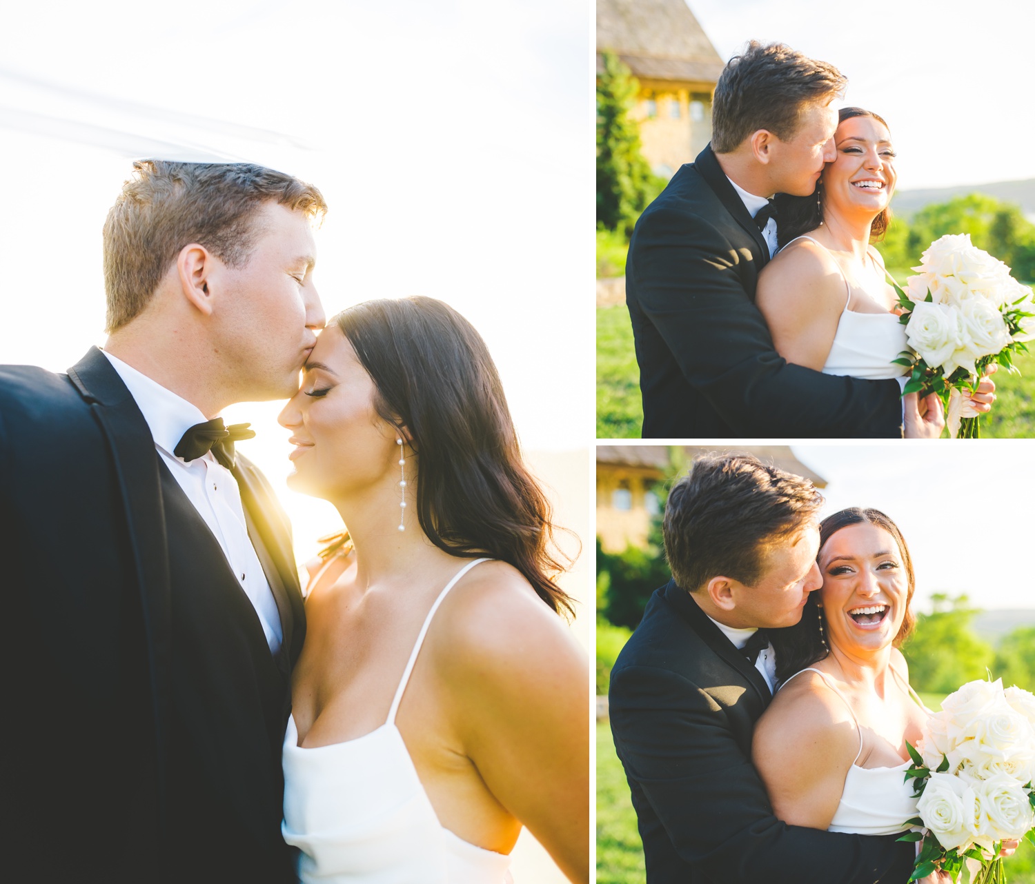 Bride and Groom Sunset Portraits at Big Cedar Lodge