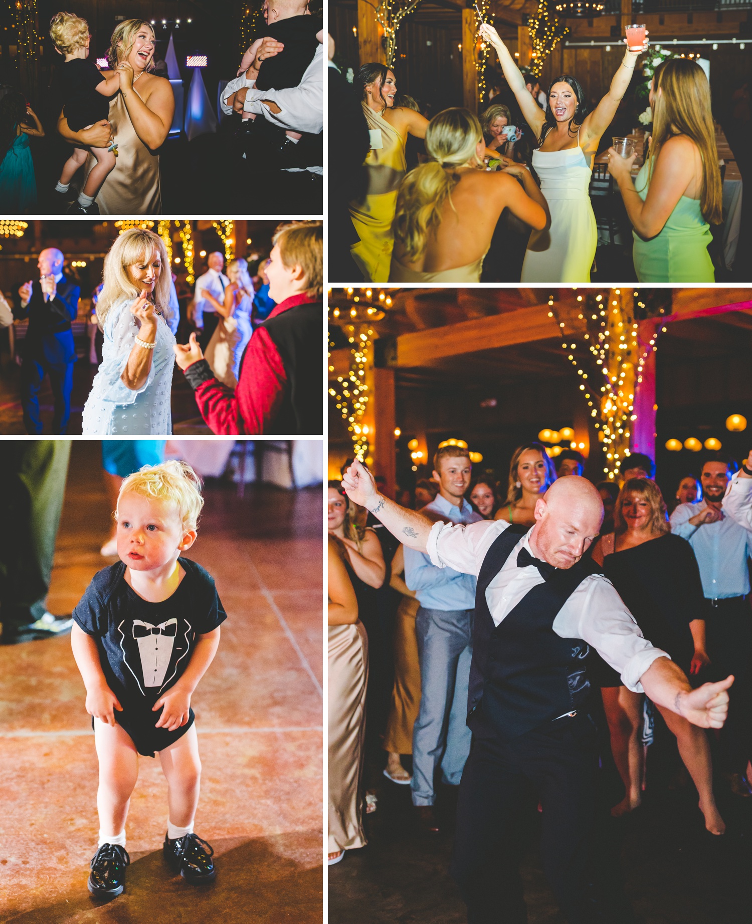 Wedding Reception Dancing Photographs at Big Cedar Lodge in Branson 