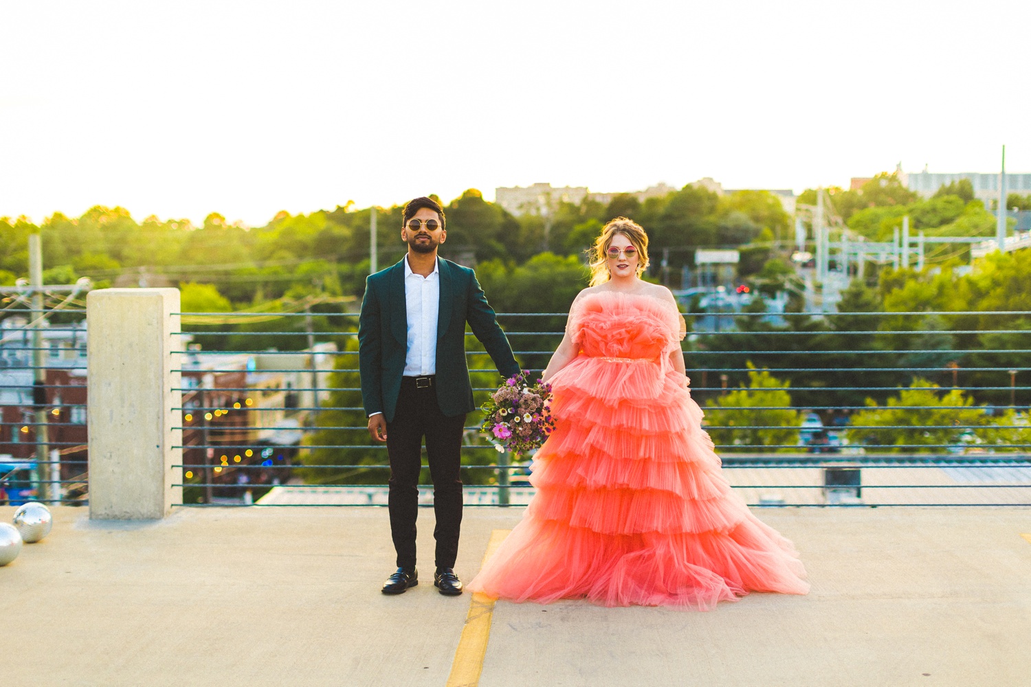 colorful wedding photography in Arkansas by Lissa Chandler 