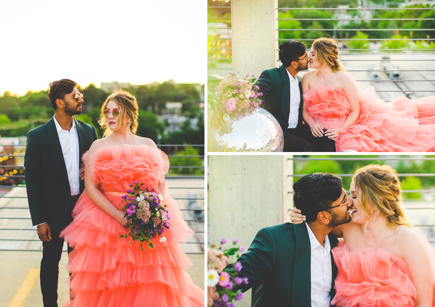 colorful wedding photography in Arkansas by Lissa Chandler 