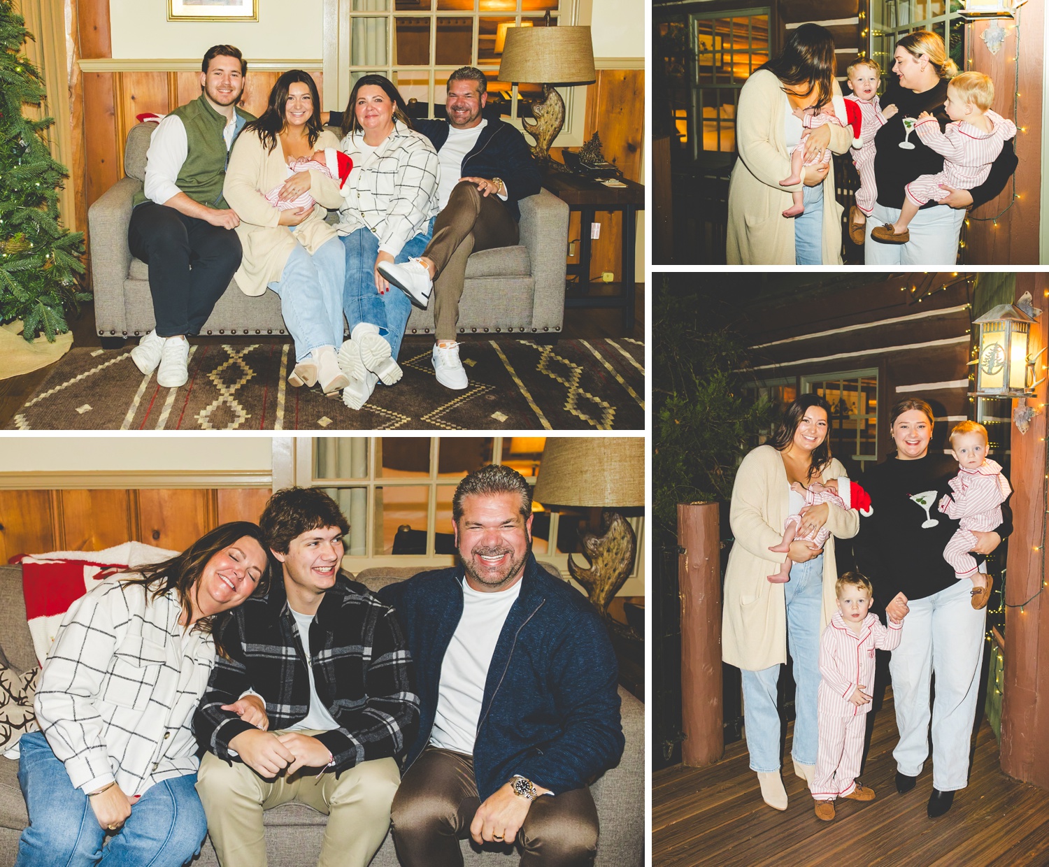 Night Family Photographs During Christmas Season 