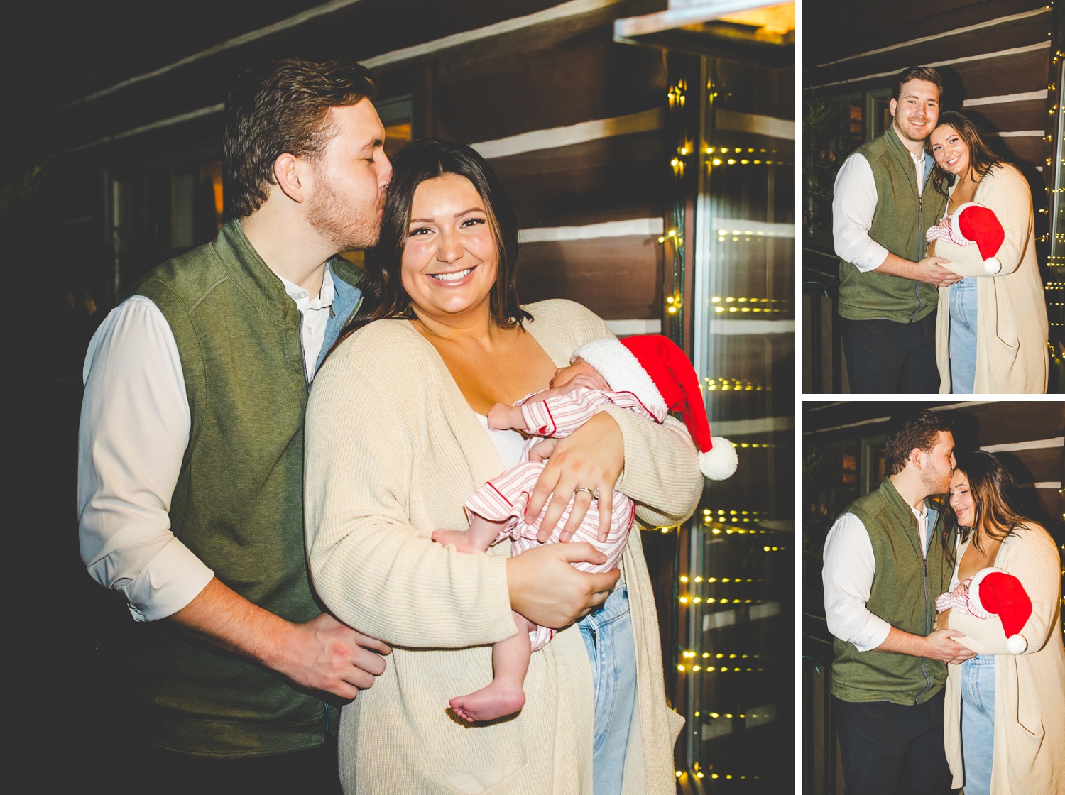 Night Family Photographs During Christmas Season 