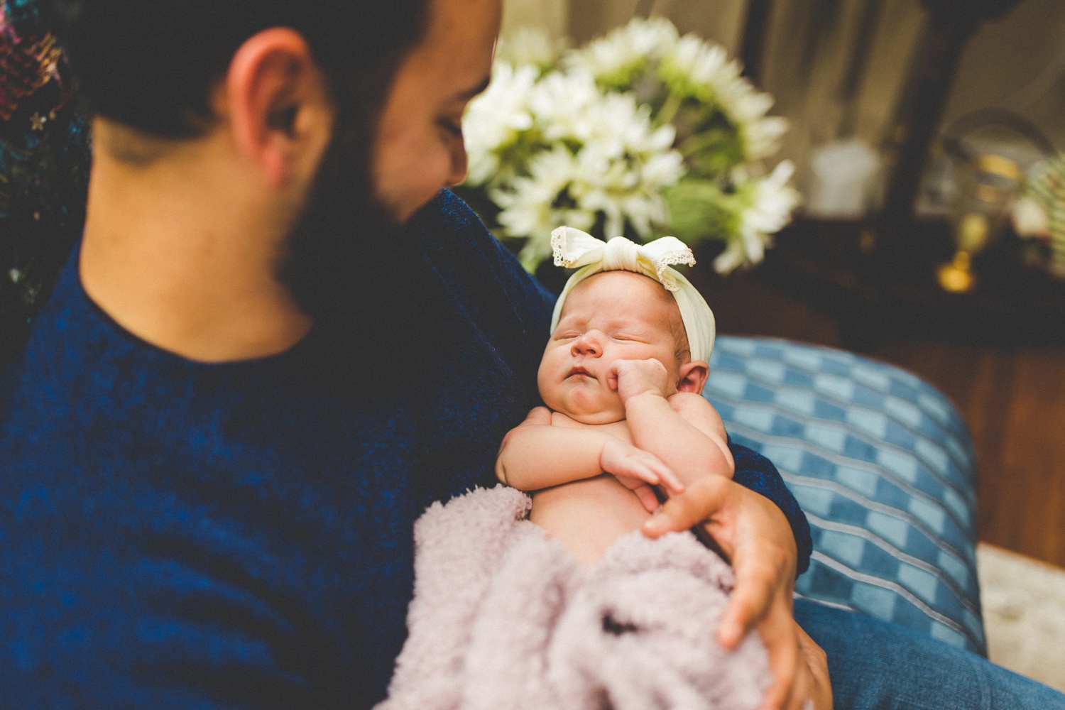 colorful newborn photography in fayetteville Arkansas 