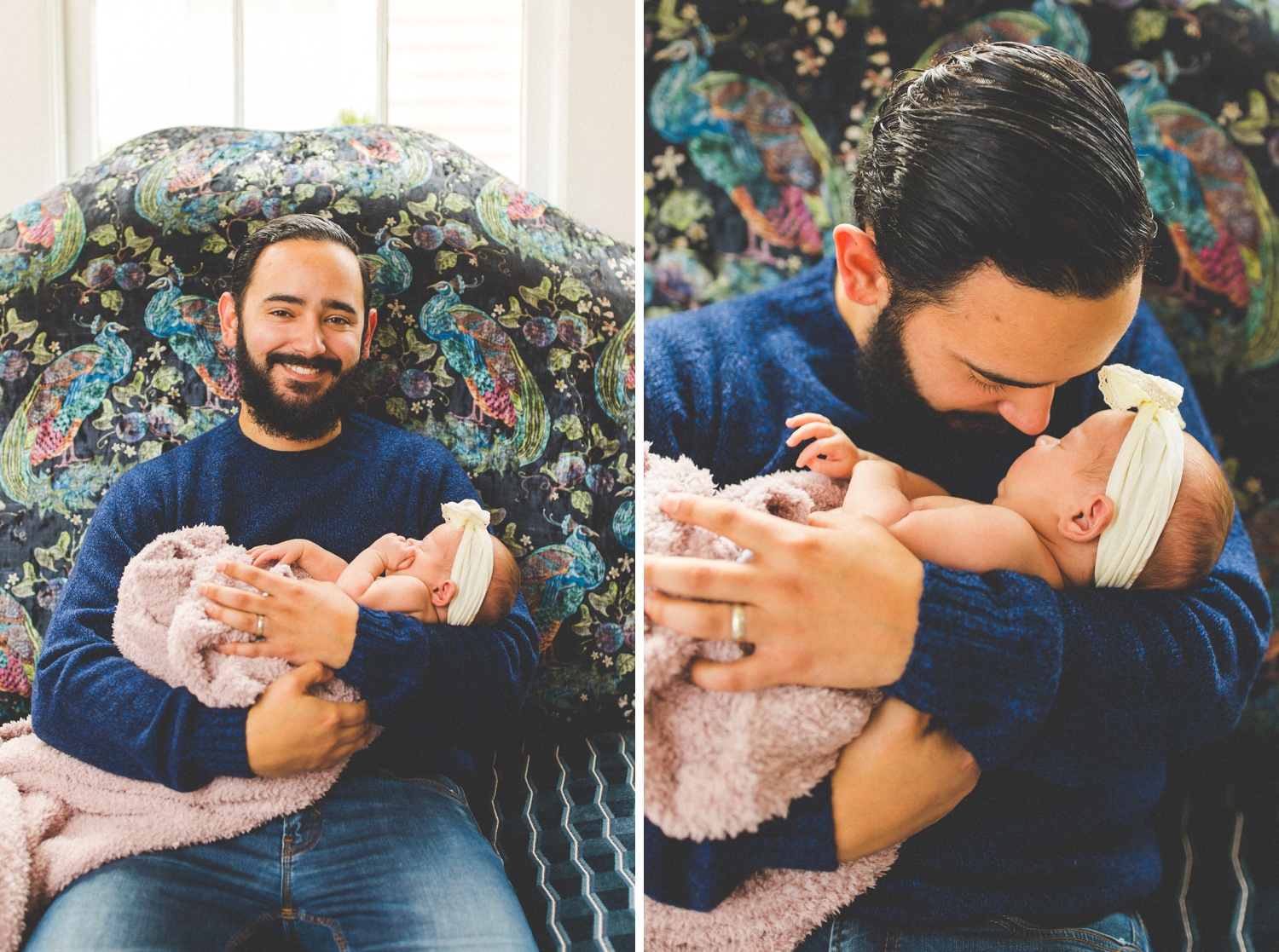 colorful newborn photography in fayetteville Arkansas 