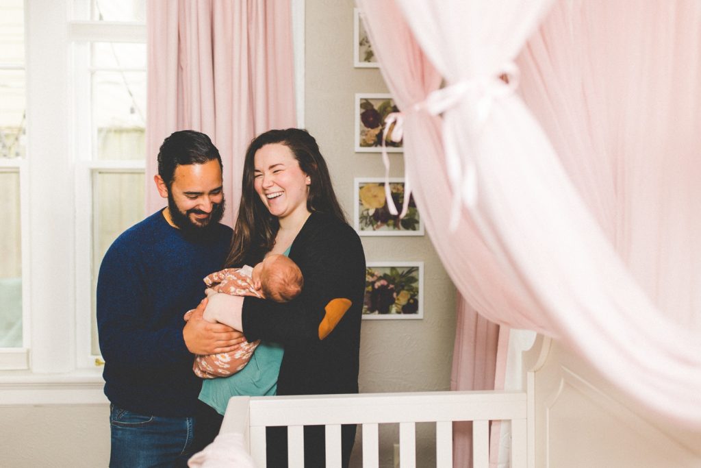 in home lifestyle newborn photographs in fayetteville arkansas