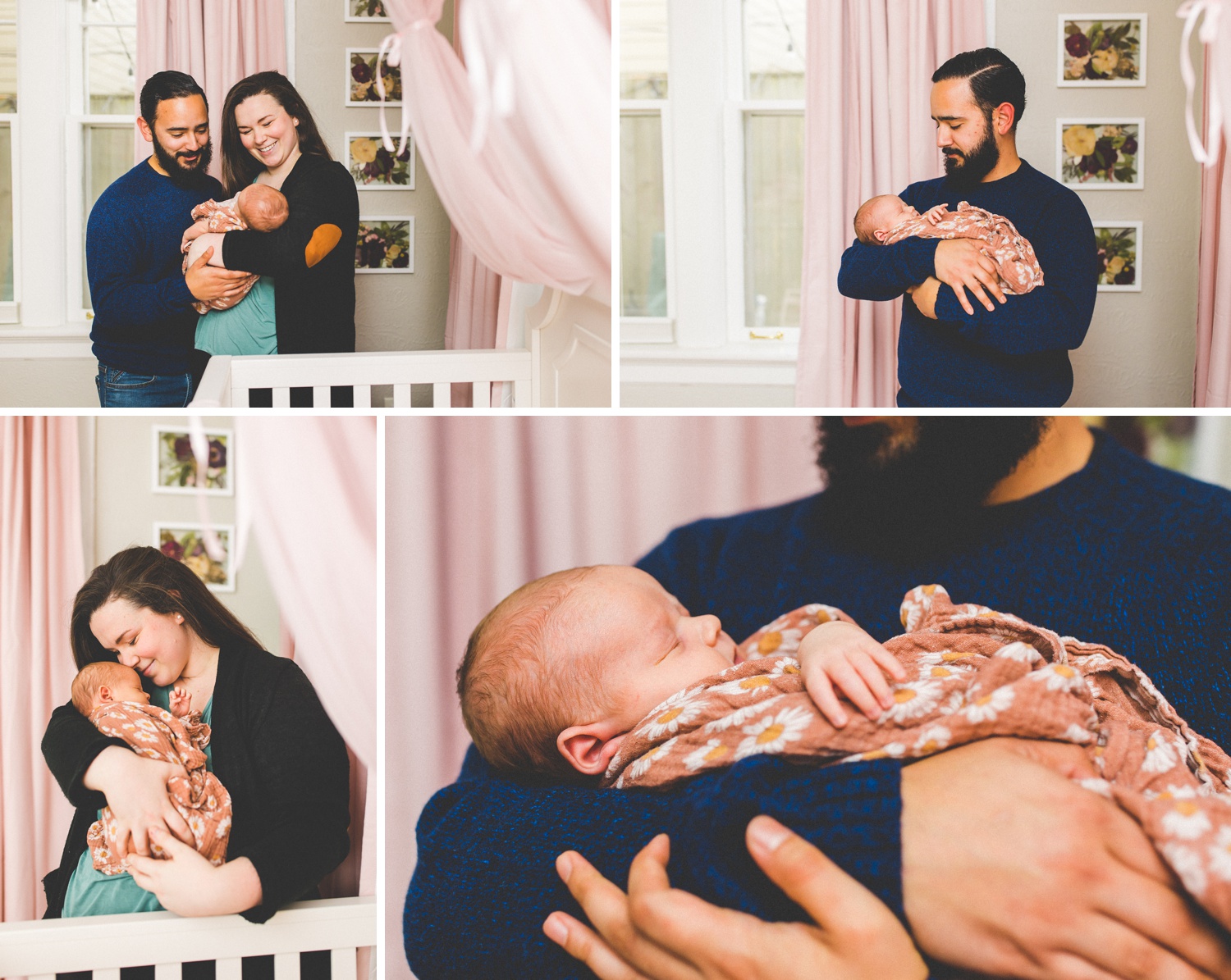 in home lifestyle newborn photographs in fayetteville arkansas 