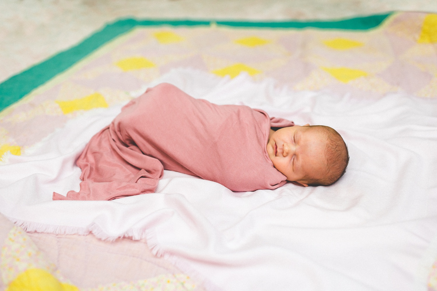 in home newborn photographs in northwest arkansas 