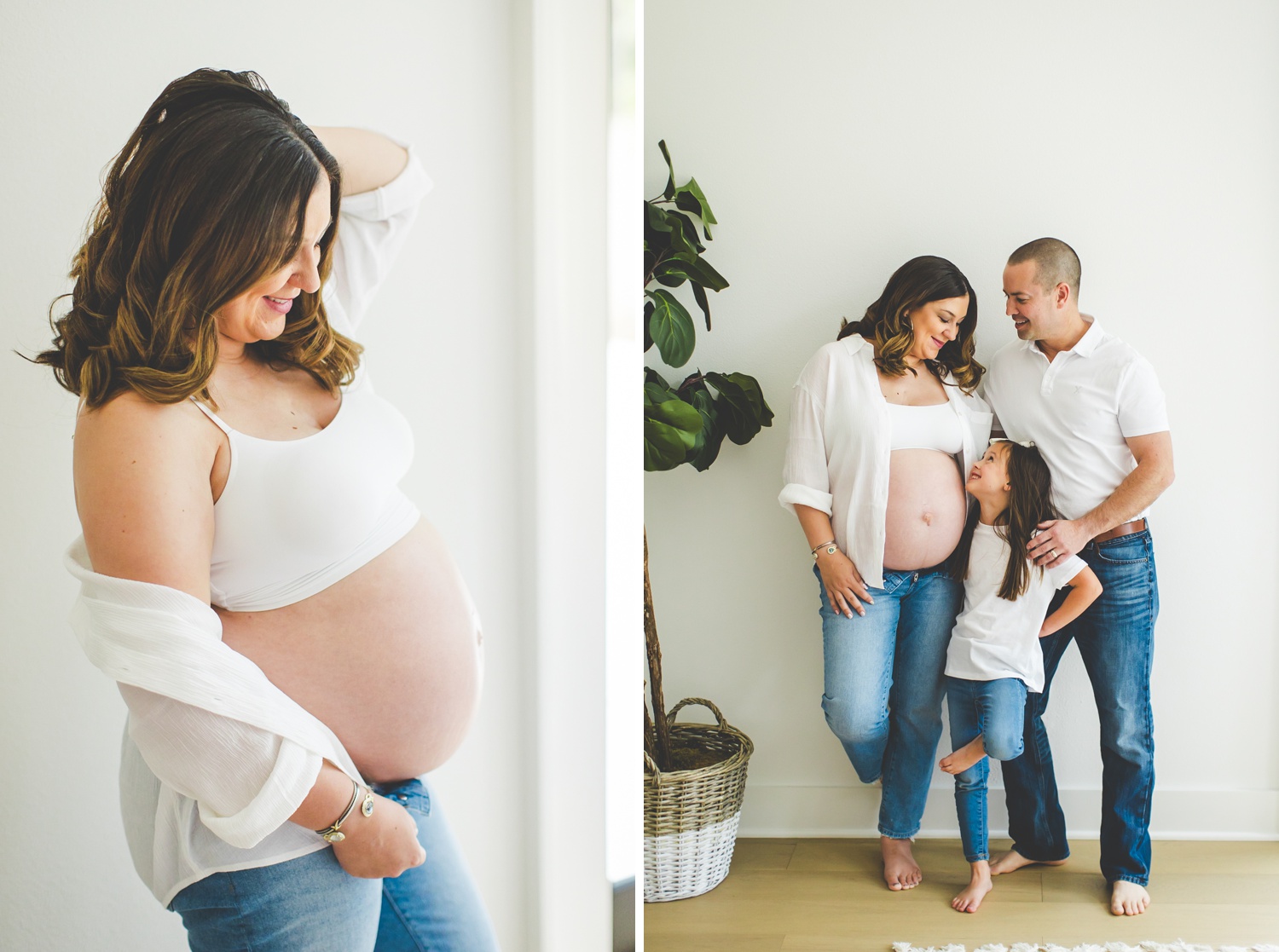 minimalist maternity photographs in Northwest Arkansas by Lissa Chandler 