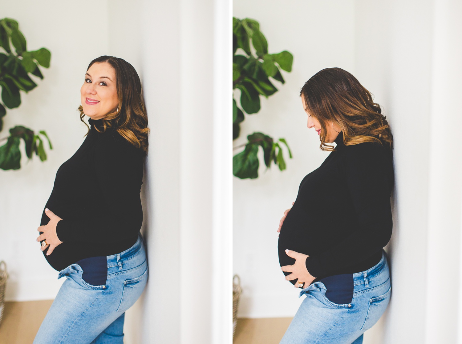 minimalist maternity photographs in Northwest Arkansas by Lissa Chandler 