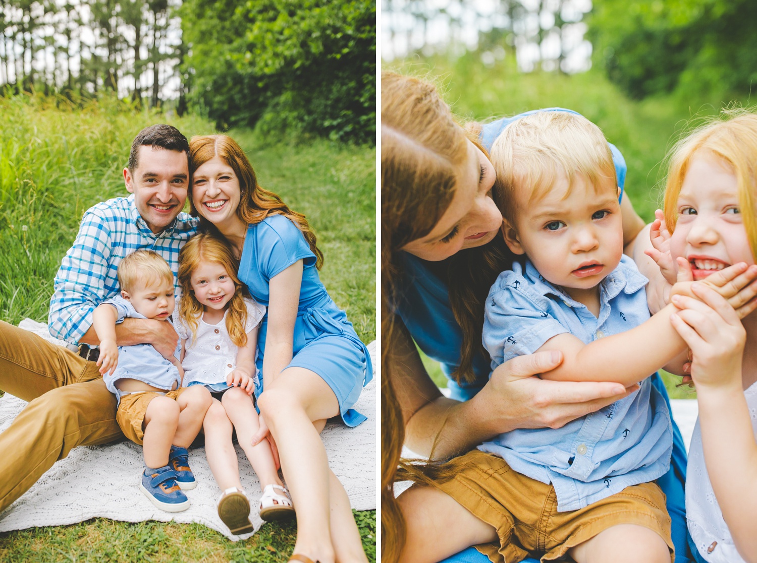 outdoor family photographs in northwest arkansas by Lissa Chandler 