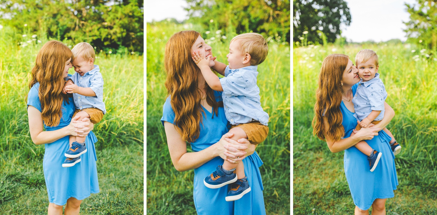 outdoor family photographs in fayetteville by nwa photographer Lissa Chandler 
