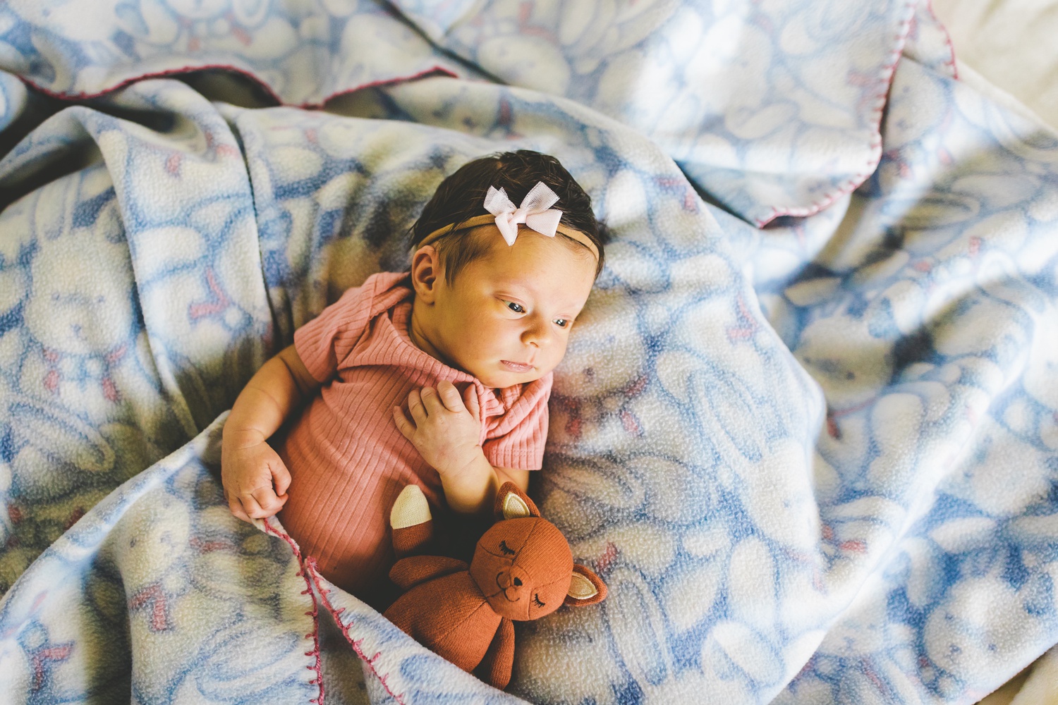 sweet lifestyle newborn photos in fayetteville Arkansas by Lissa Chandler 