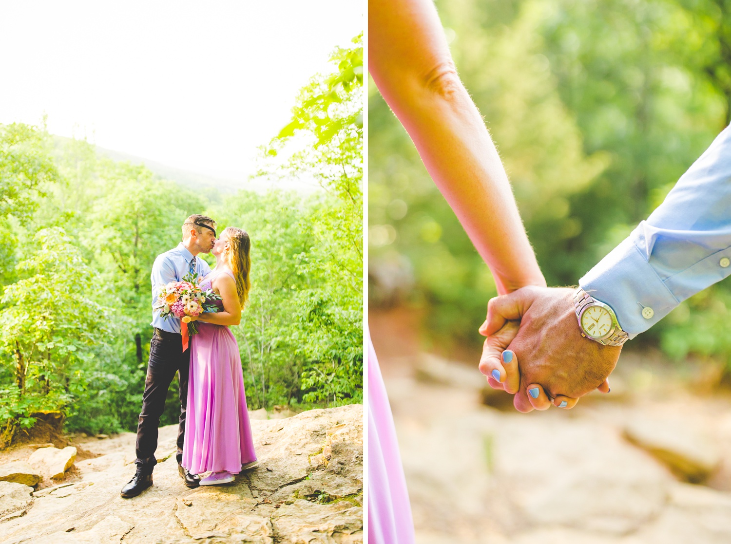 Colorful Elopement at Devil's Den