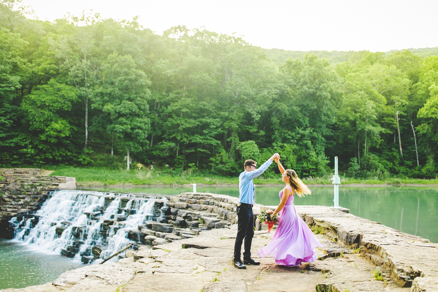 Arkansas Outdoor Elopement in May