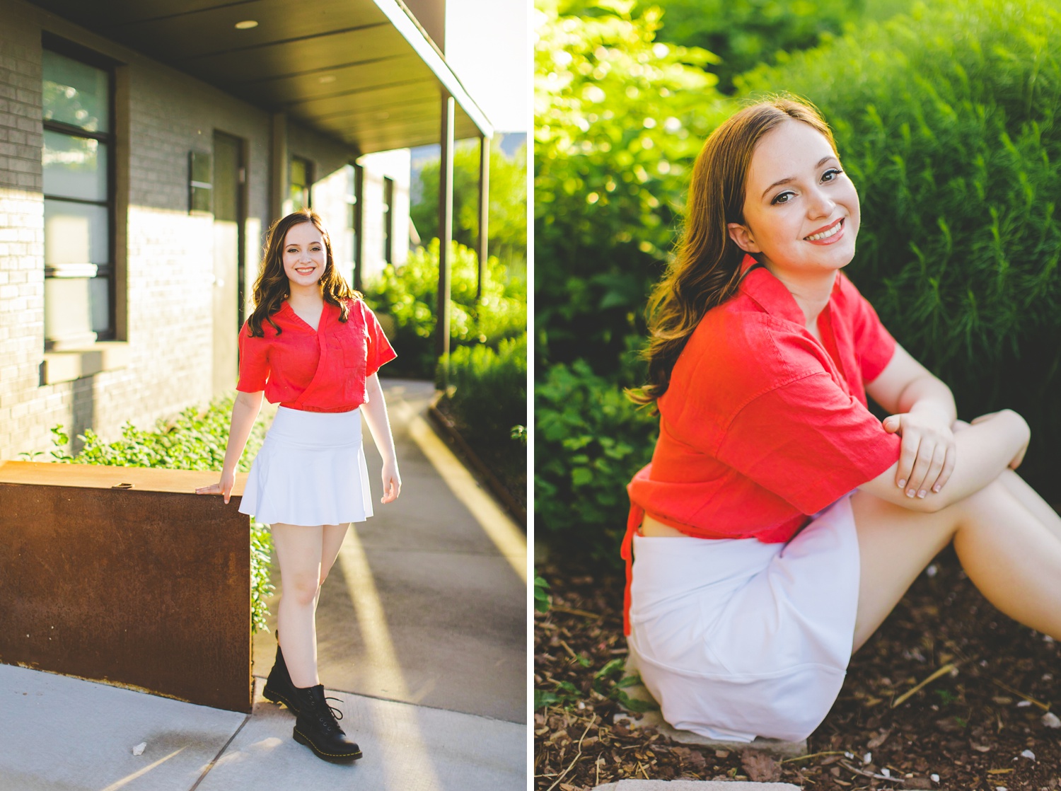 sporty senior photographs in Fayetteville Arkansas 