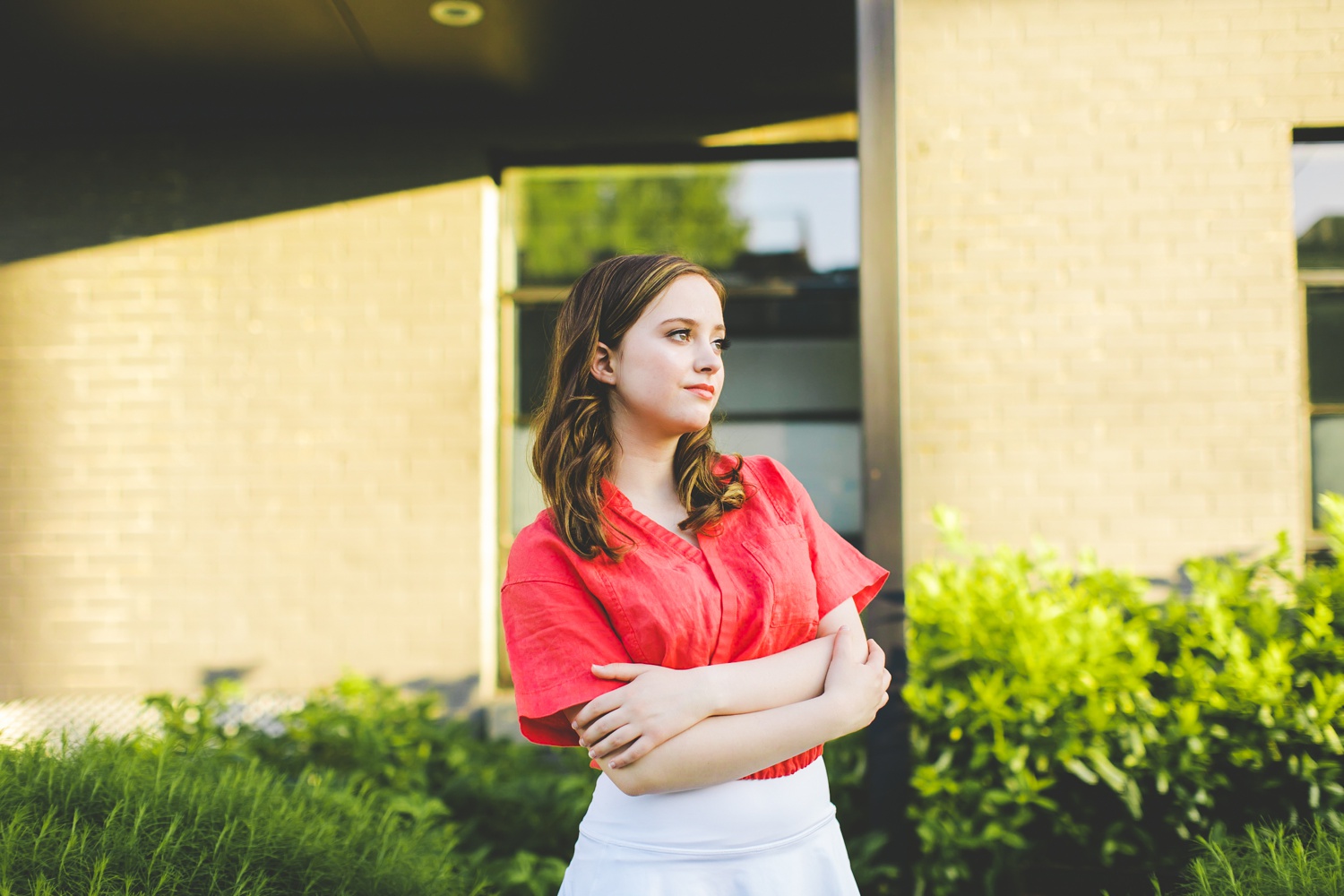 sporty senior photographs in Fayetteville Arkansas 