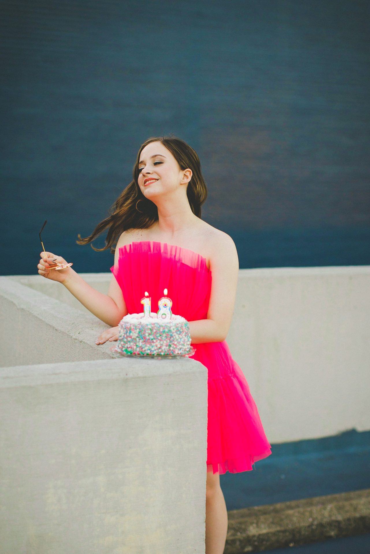 birthday photographs at senior session, Fayetteville ar senior photographer 