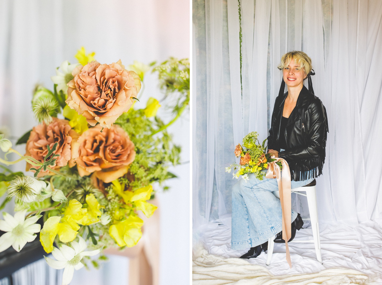 colorful wedding florist in Fayetteville Arkansas, fleurish NWA