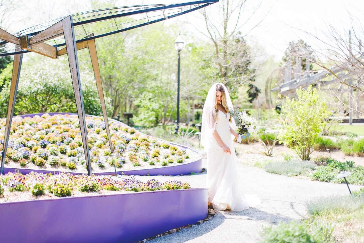 Spring Bridal Photographs by Pansy Garden