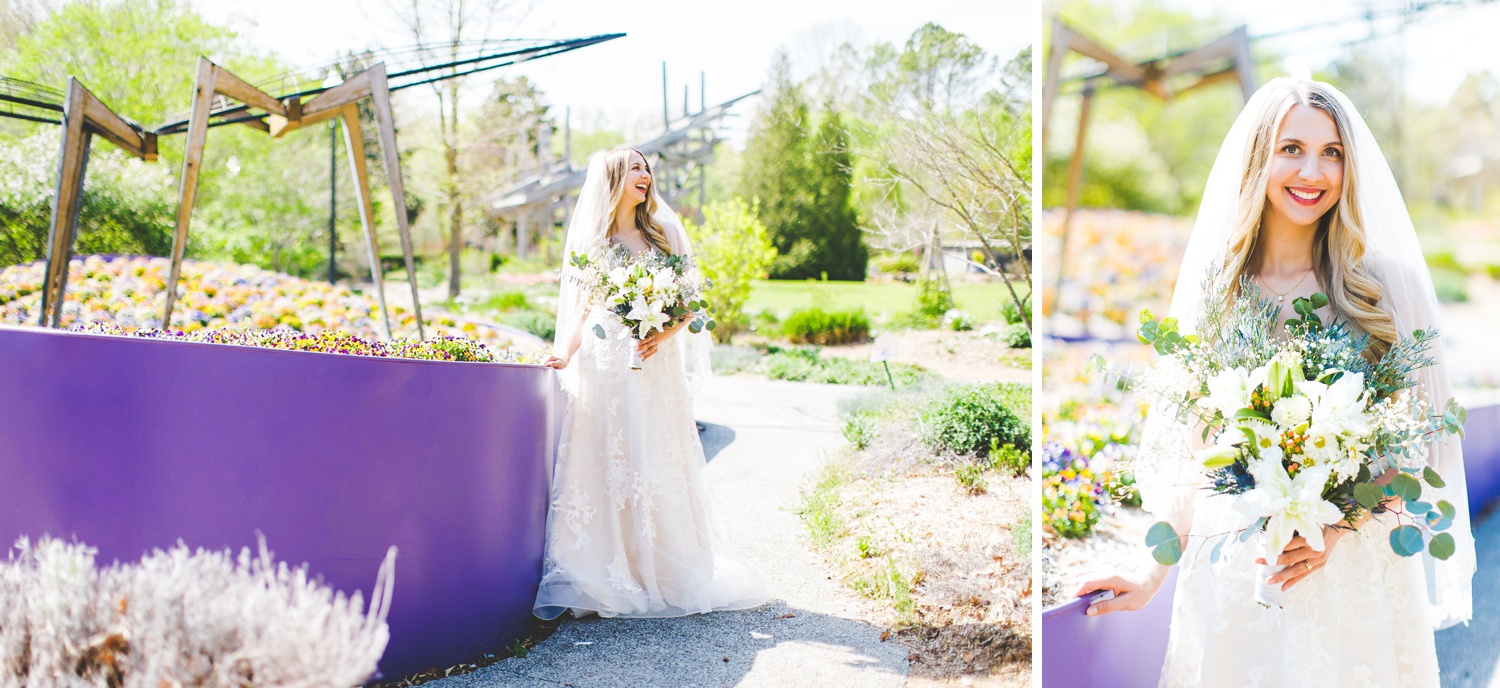 Spring Bridal Photographs by Pansy Garden