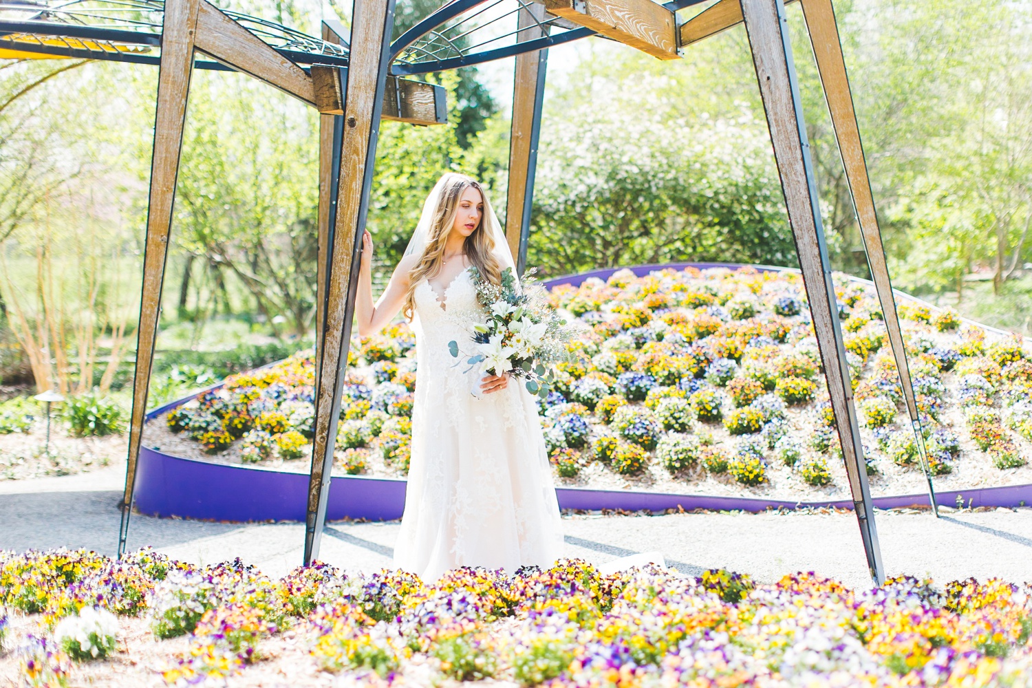 Spring Bridal Photographs by Pansy Garden