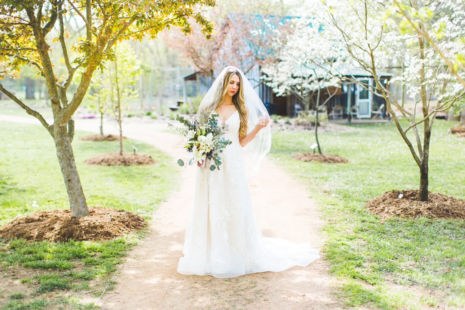 Happy Bridal Portraits in Northwest Arkansas 