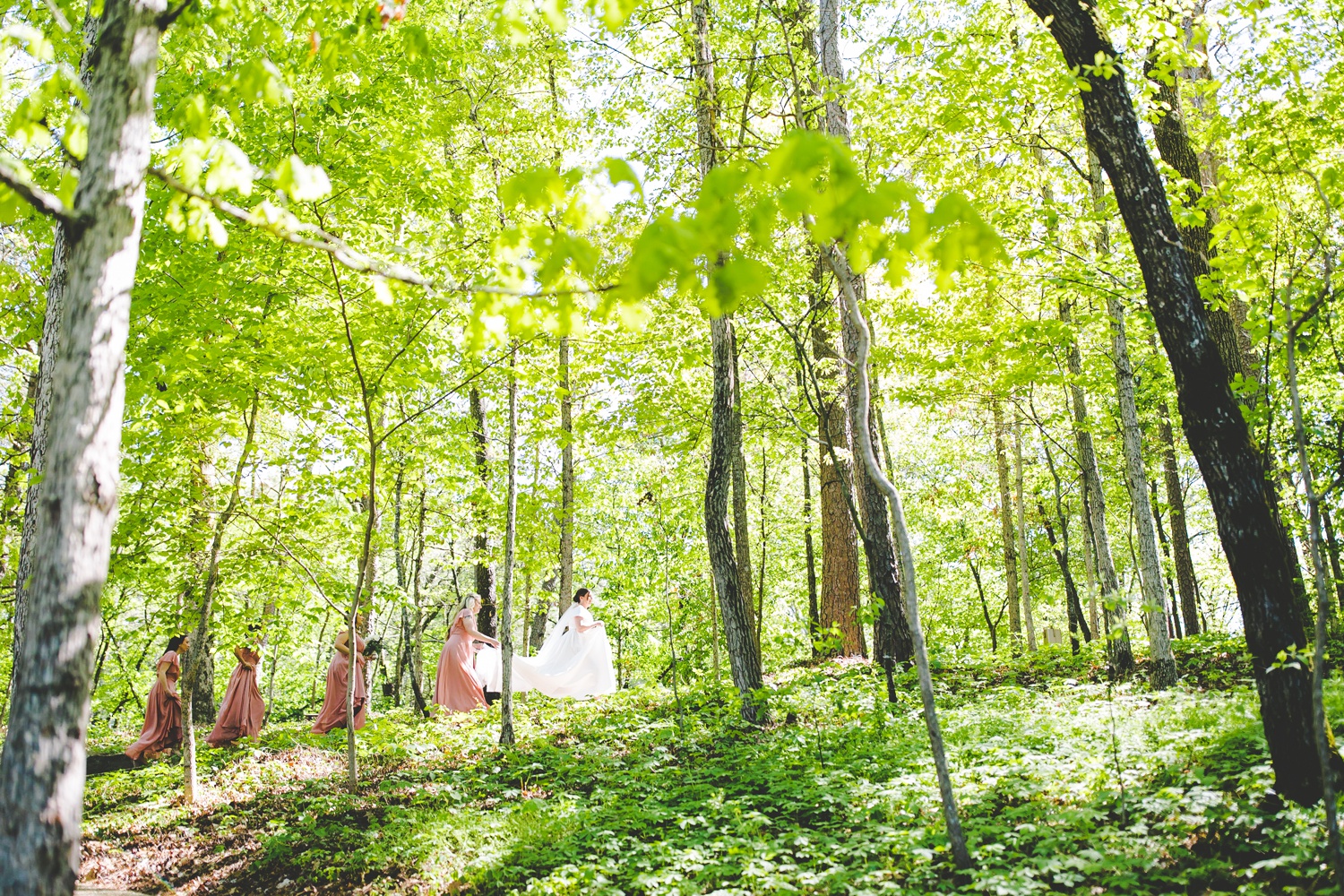 Spring Wedding at Cooper Chapel in Bella Vista