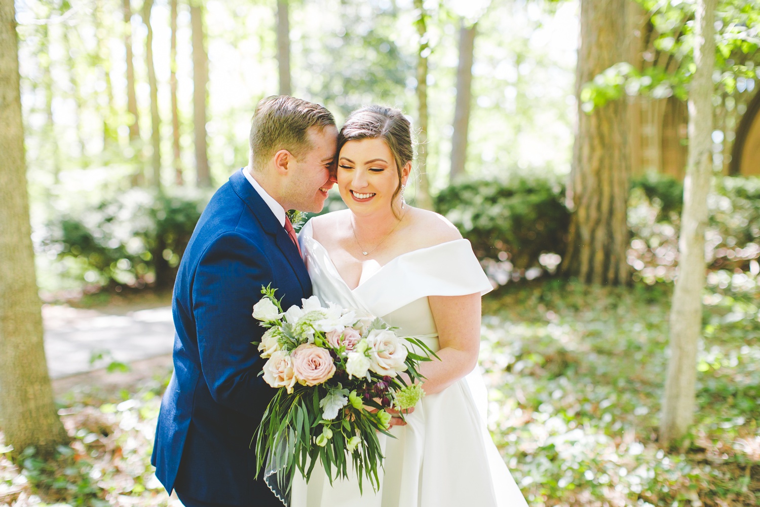 Bridal Party Photographs at Cooper Chapel in Arkansas 