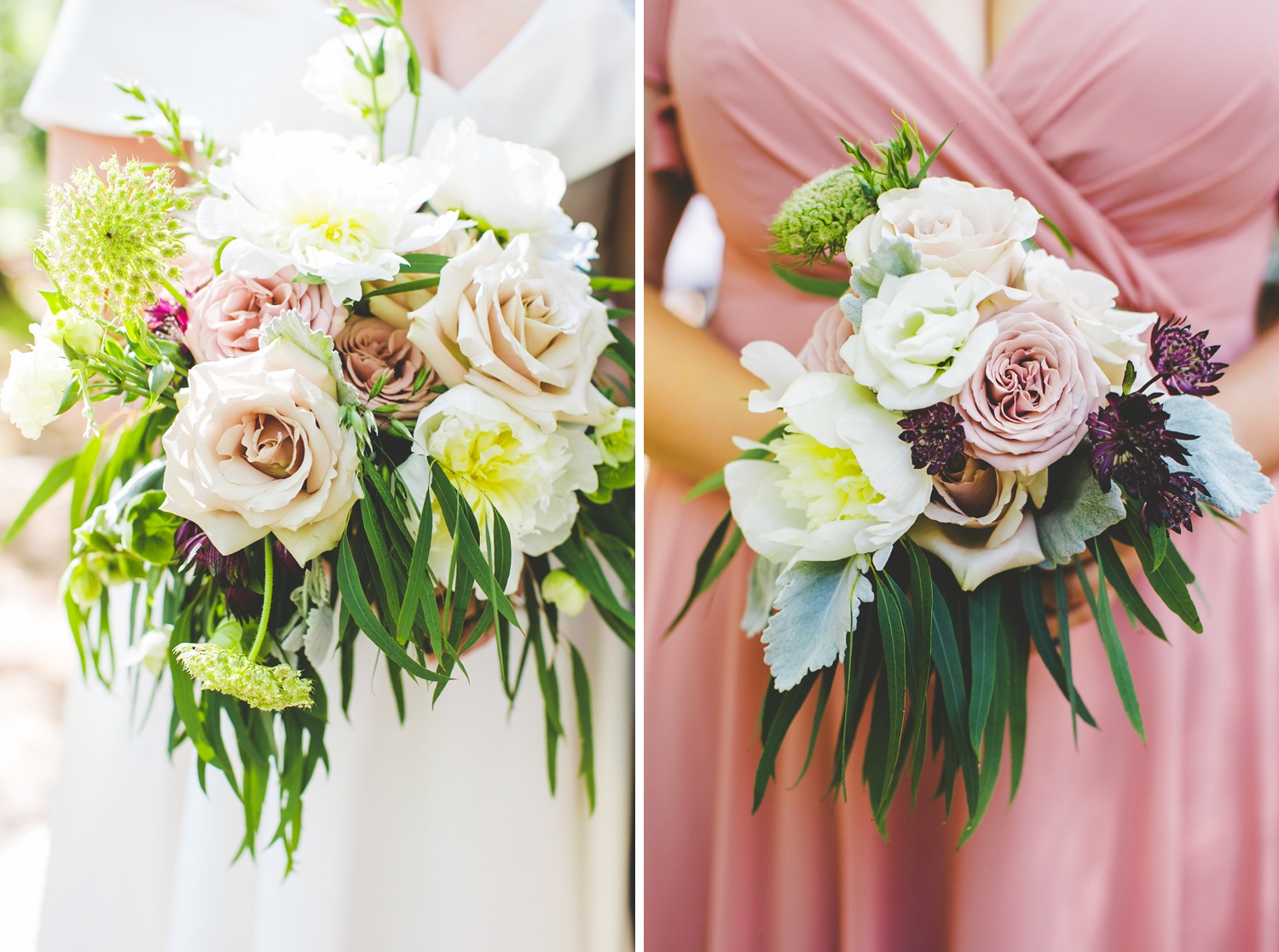 Spring Wedding in Arkansas with Mauve Flowers