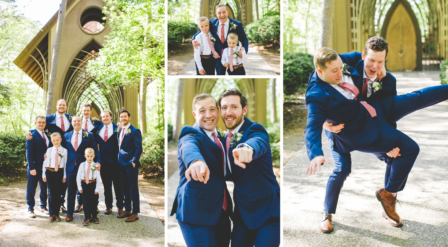 Spring Wedding in Arkansas with Mauve Flowers