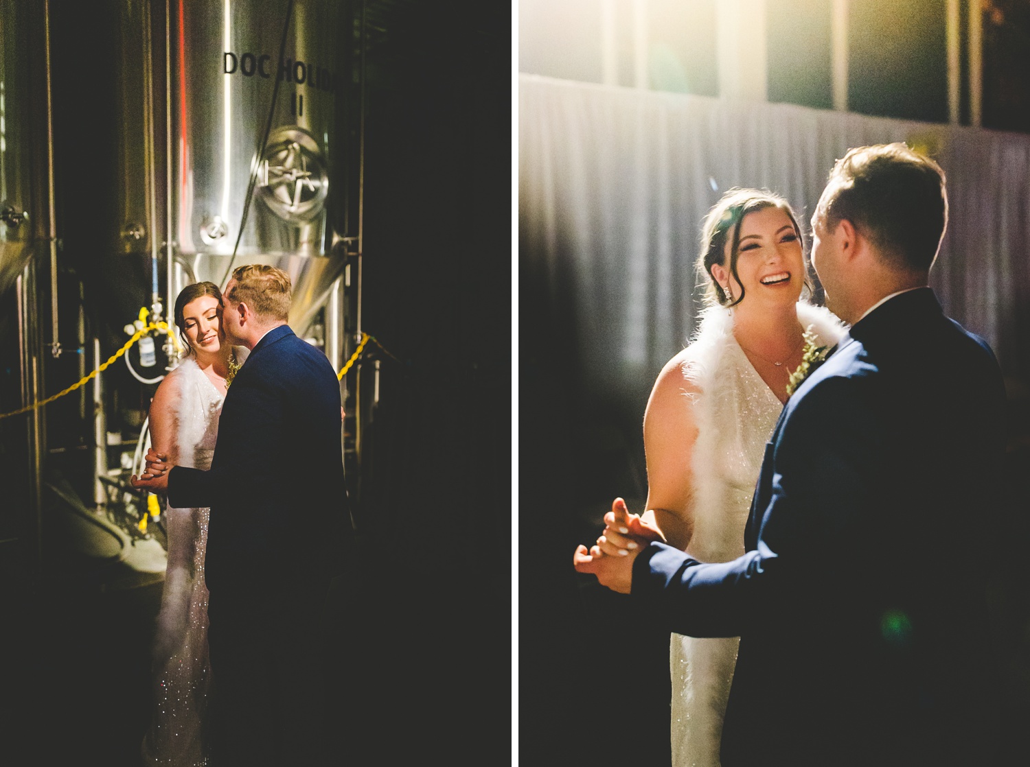 Dancing Reception Photographs at Bike Rack Brewing in Bentonville