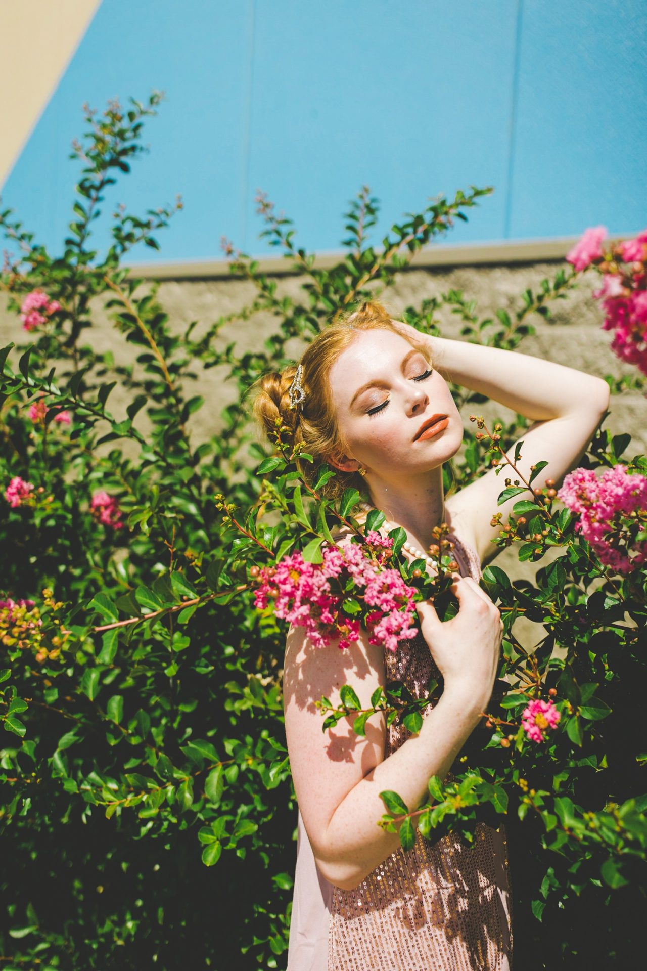 editorial posing for senior photographs in arkansas 