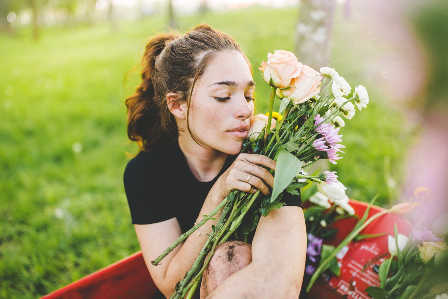 Colorful Senior Photography Taken at Golden Hour